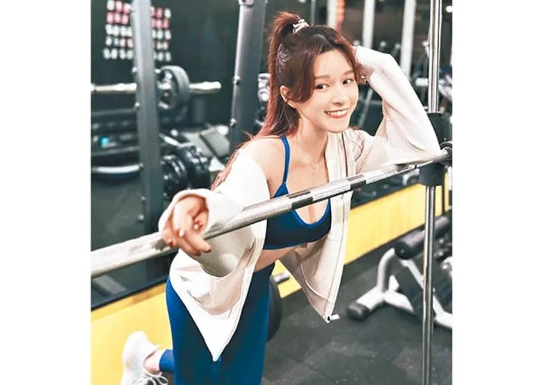李蔓瑩經常做Gym保持身材。.jpg