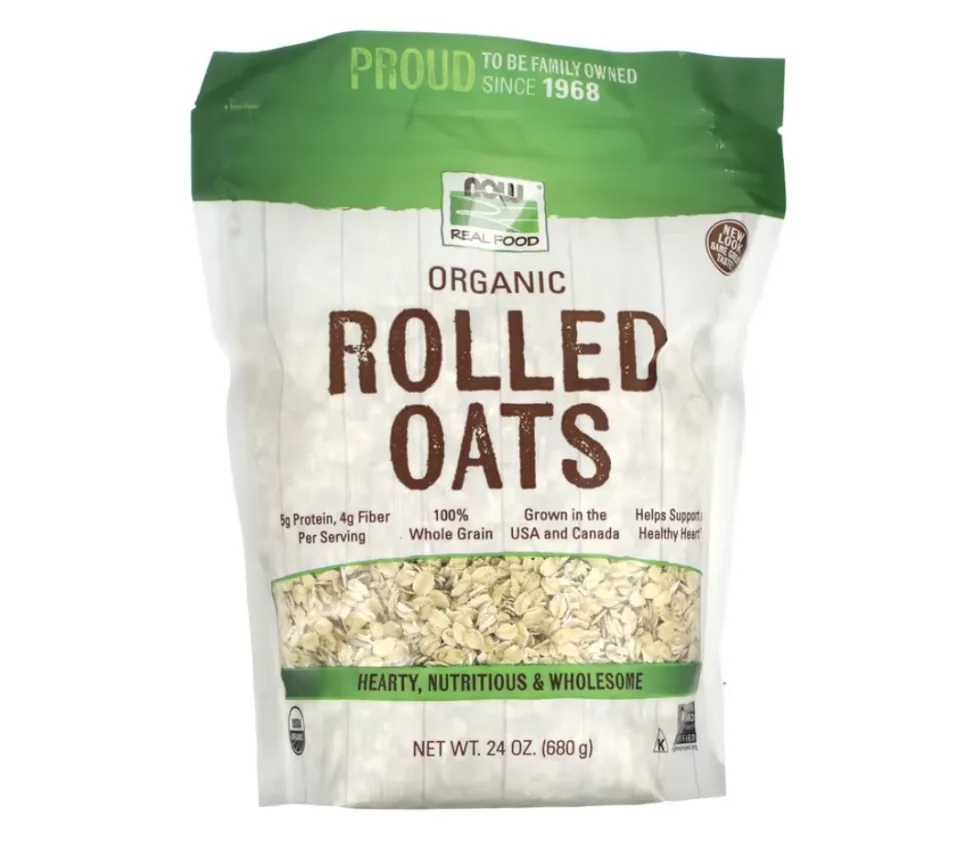 10 NOW Foods 有機輾制燕麥（680 克）.jpg