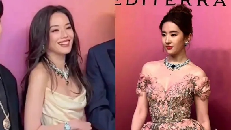 2)   49歲舒淇（左圖）跑趴同框蘇有朋，女神「未修生圖」輾壓36歲劉亦菲（右圖）。.jpg.jpg