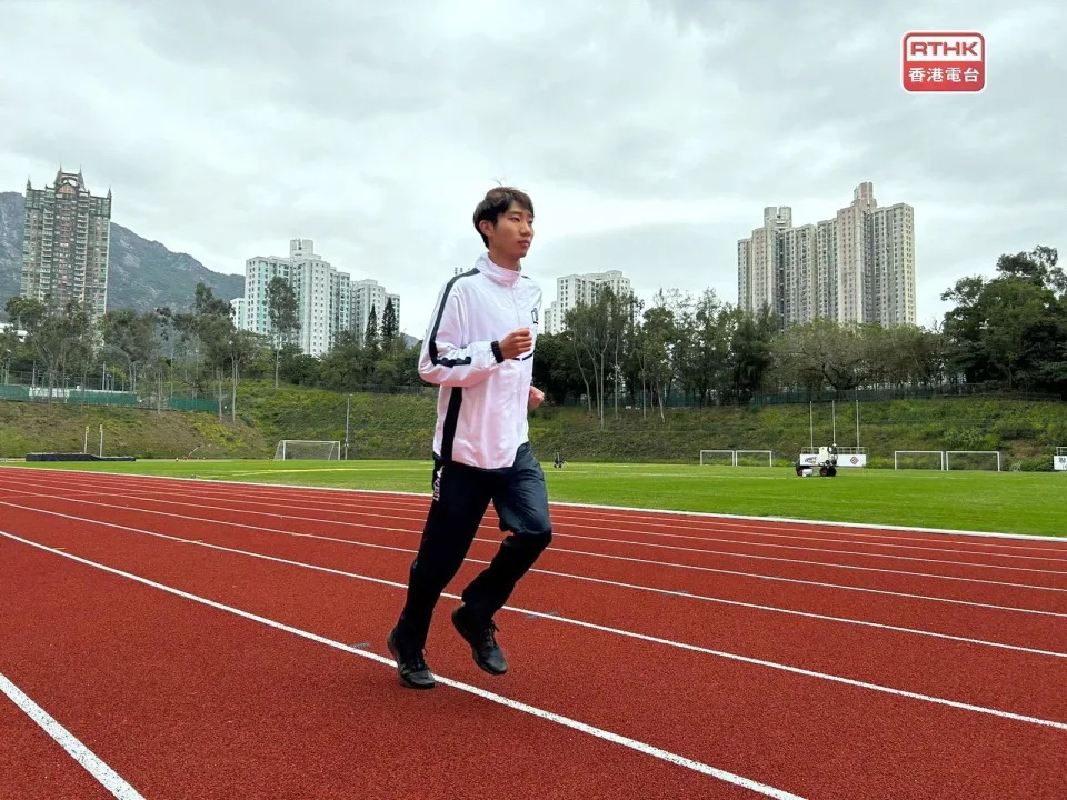 亞運銅牌得主黃子圖將參加馬拉松10公里賽事。（林漢山攝）.jpg