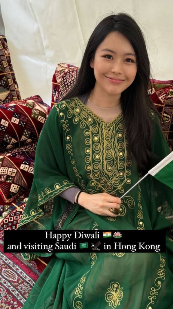 8 林婷婷身穿印度傳統服飾，令人眼前一亮。.jpg