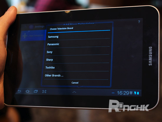 39.Smart Remote 不單止只支援 Samsung 自家的電視，在 App 內還大方地支援了其他電視.jpg