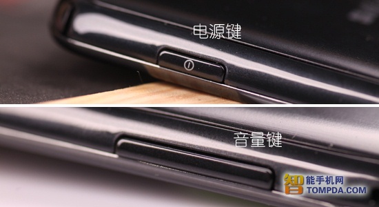 6.右側僅有電源鍵 ( 按鍵鎖 )而機身左側僅有音量調整鍵.jpg