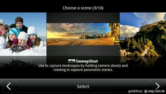 61.開啟 SweepShot 模式後就可以拍攝多張照片，拼接成一張超廣角影像.jpg.jpg
