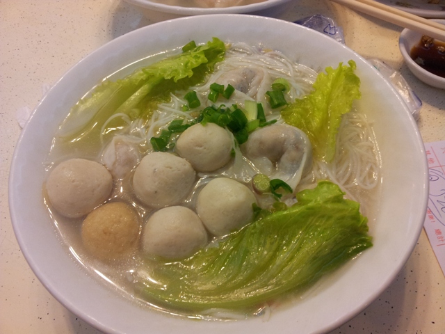 魚蛋雲吞米(大)