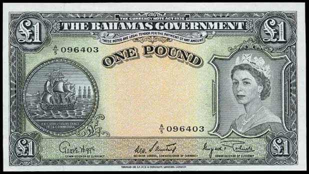 Bahamas 1953 1 Pound.jpg