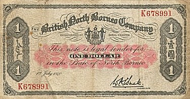 British North Borneo 1940 1 Dollar.jpg
