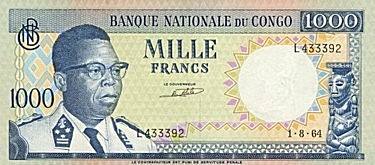 Congo Democratic Republic 1961 1,000 Francs.jpg
