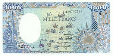 Congo Republic 1992 1,000 Francs.jpg