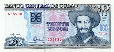 Cuba 2005 20 Peso.jpg