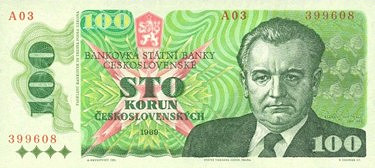 Czechoslovakia 1989 100 Korun.jpg