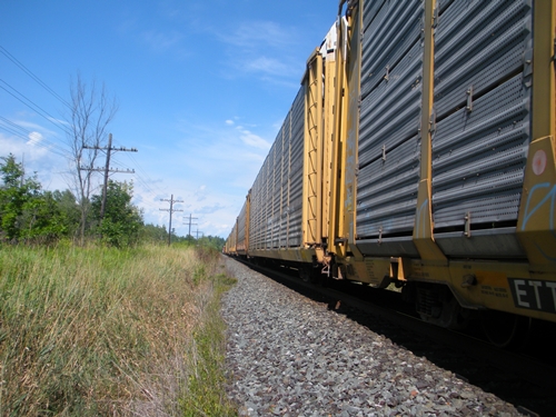 a train passed by