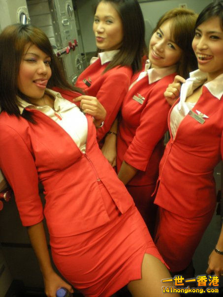 Sexy pose AirAsia stewardess 453x604.jpg