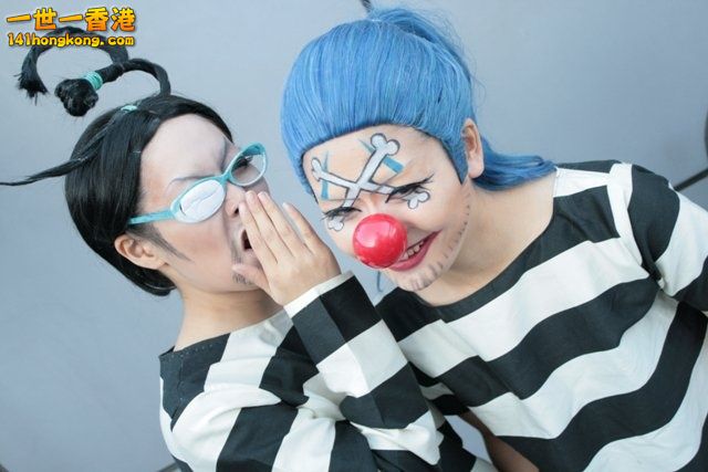 COSPLAY海賊王逃獄團隊Mr.3 Buggy02.jpg