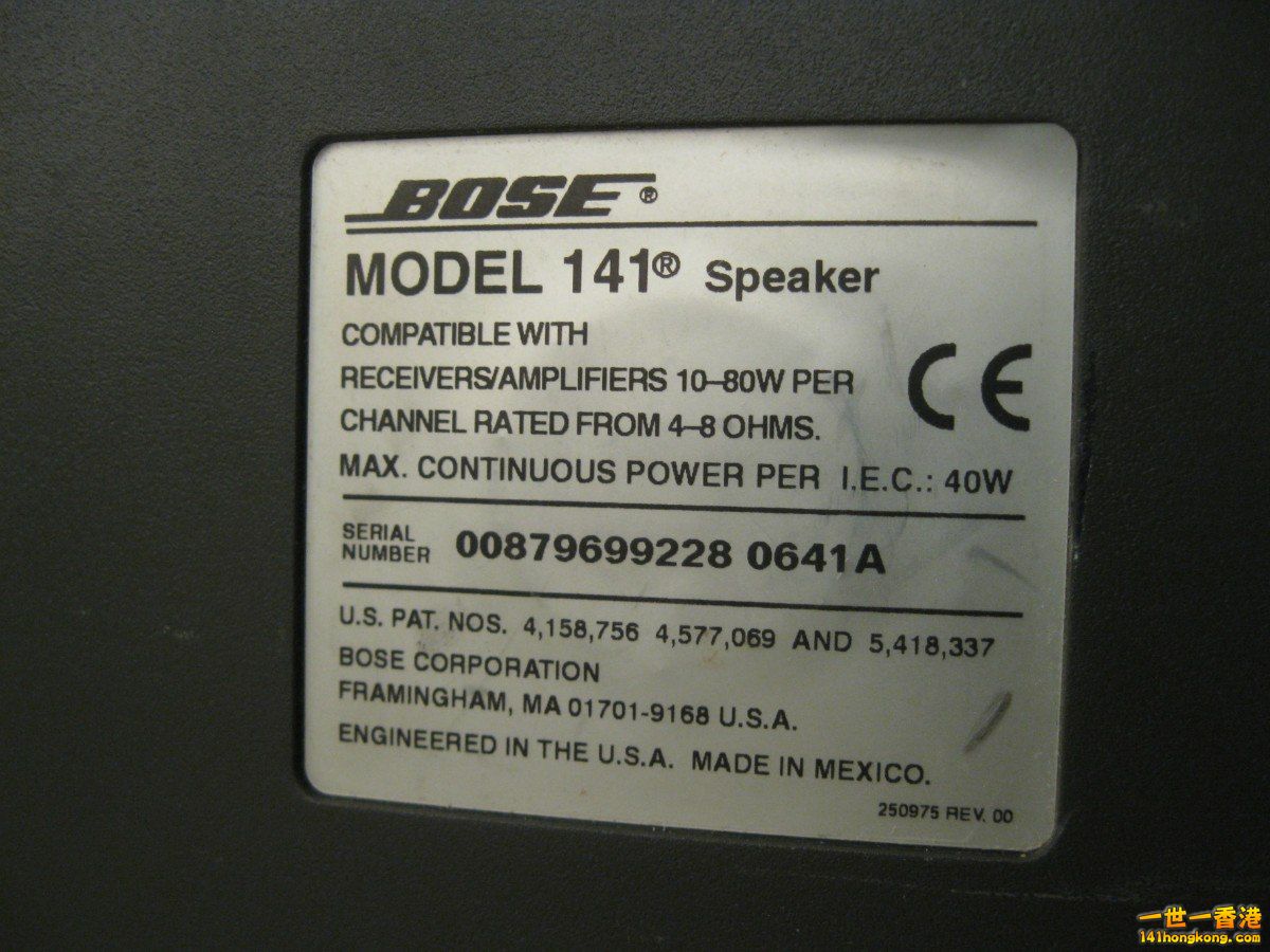 BOSE SPEAKER 141