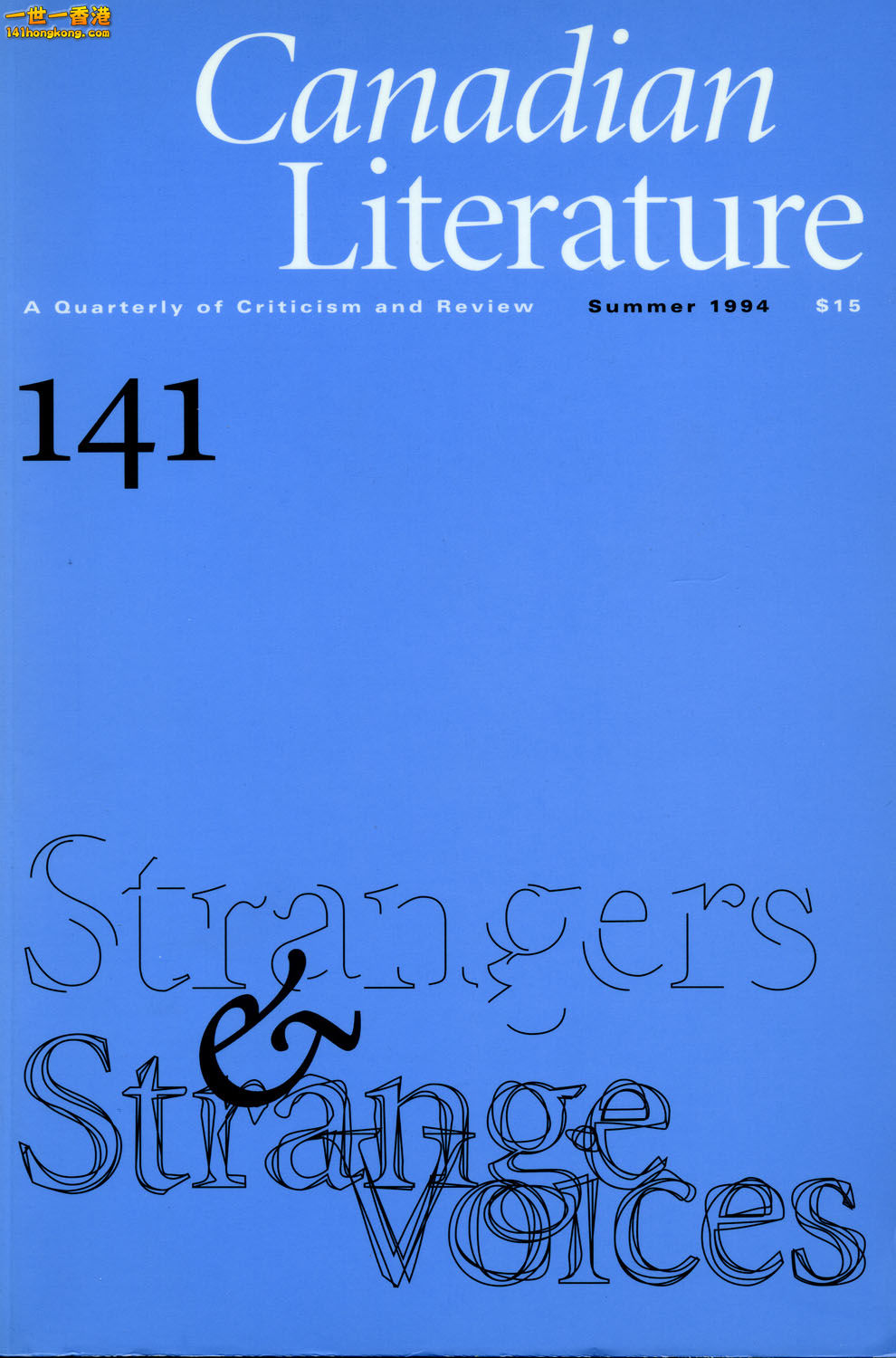 cover141 Strangers & Strange Voices--canlit.ca.jpg