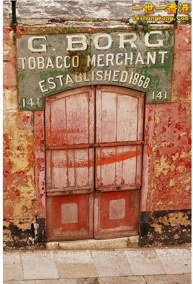 No.141 Facade of an old tabacco merchant in Valletta.jpg
