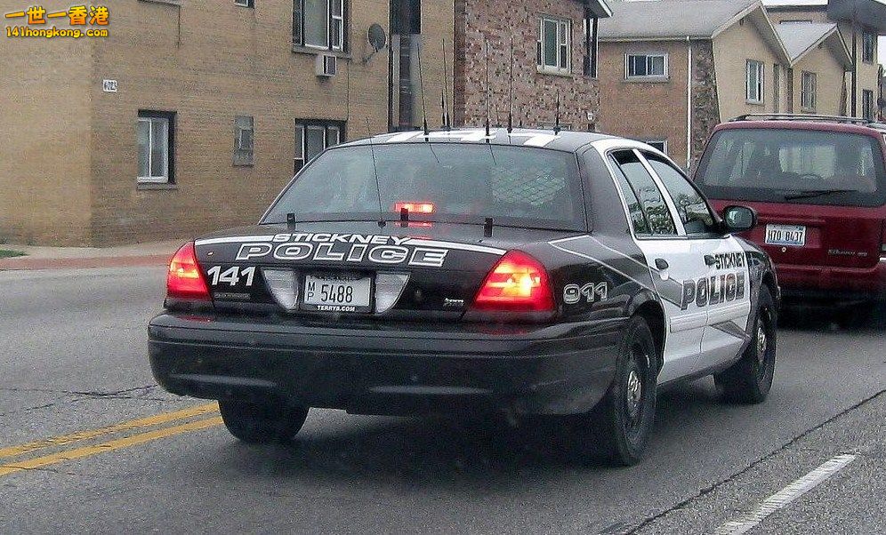 141- Stickney, Illinois 2009-10 Ford Crown Victoria Police Interceptor slicktop.jpg