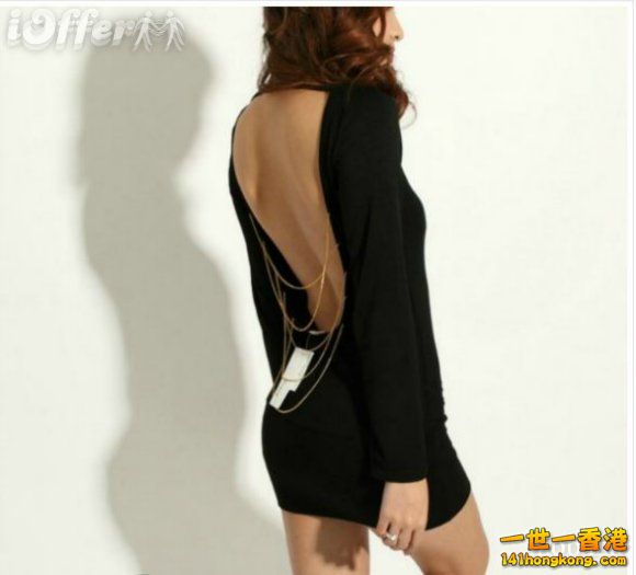 sexy-back-golden-chain-long-sleeve-cocktail-dress-s-m-0356.JPG
