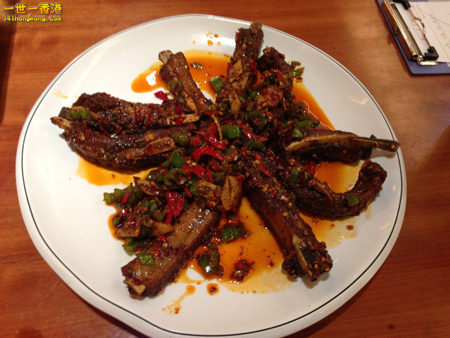 火焰排骨實物照