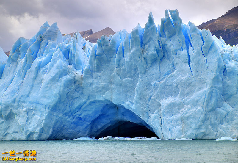 A glacier cave located on the Perito Moreno Glacier in Argentina..jpg