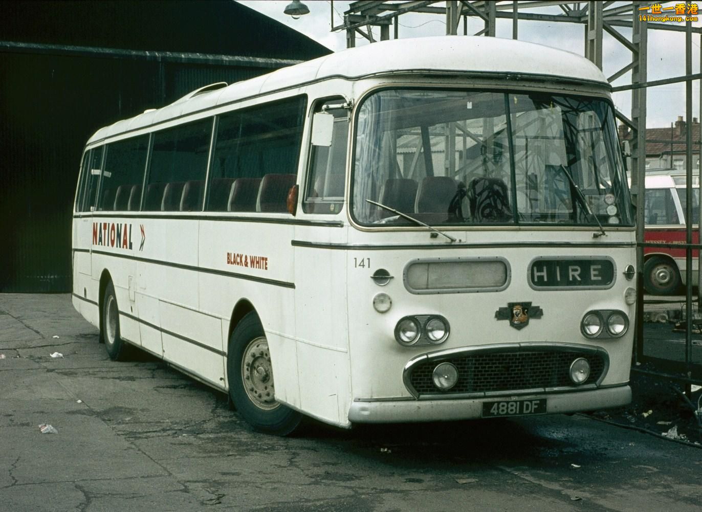 Leyland Leopard-Plaxton Panorama 141  appears to have been on hire to Wessex whe.jpg
