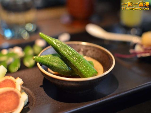 秋葵佐和風醬汁