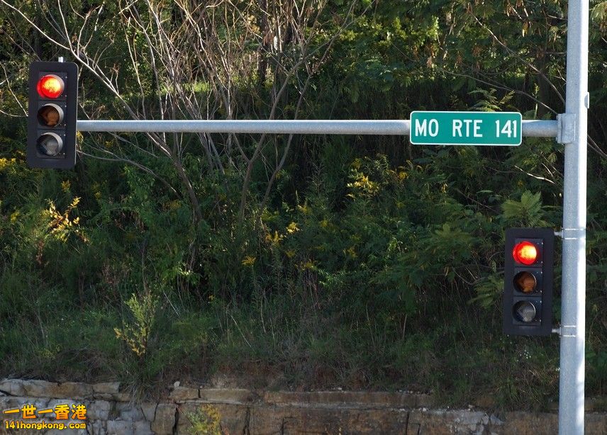 MO RTE 141 Missouri Route 141 Street Sign - MORTE in Arnold.jpg