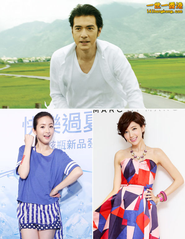 金城武(上圖)、林依晨(左下)與郭雪芙，分別得到「印象最深刻」代言人的前三名 ... ...