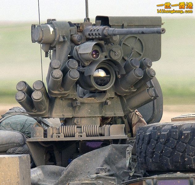 Protector (RWS) with a M2 heavy machine gun on an M1126 Stryker ICV variant..jpg