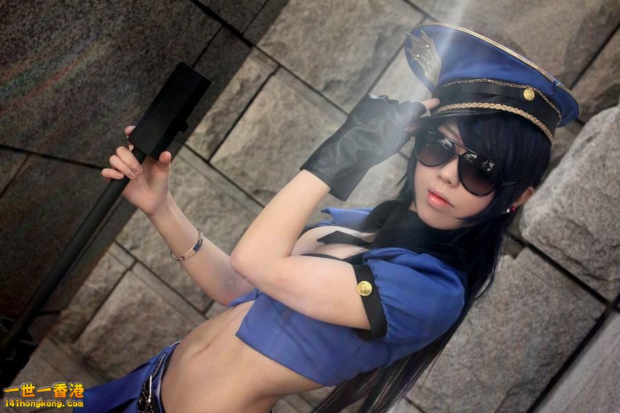 英雄聯盟火辣警花凱特琳by Eki Holic.jpg