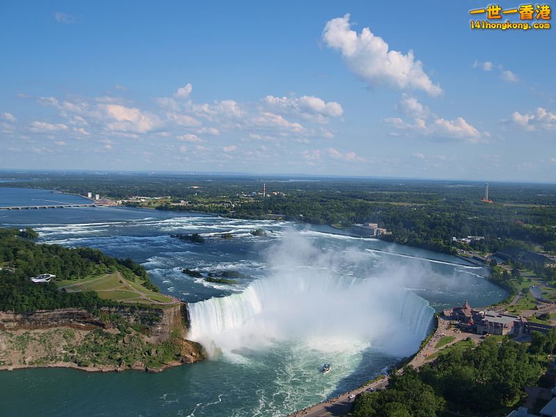 Canadian Horseshoe falls as viewed from Skylon Tower..jpg