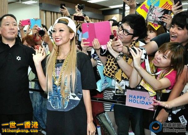 倖田來未親民和台灣粉絲互動