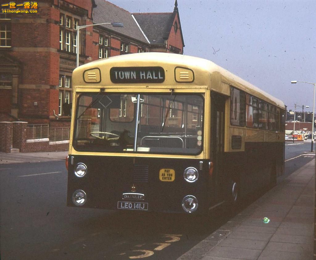 Daimler Fleetline -East Lancs Barrow CT1(LEO 141J).jpg