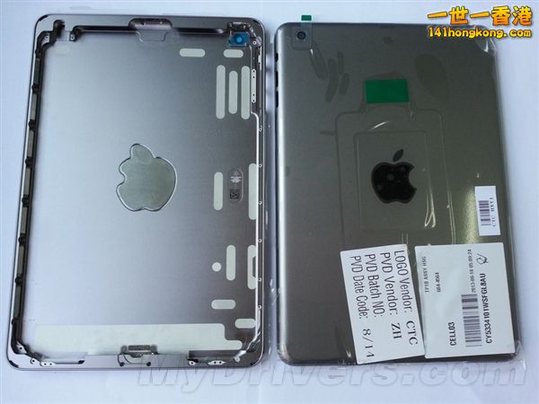 Sonny Dickson給出的消息稱，iPad mini 2會有深空灰、銀色和香檳色版本