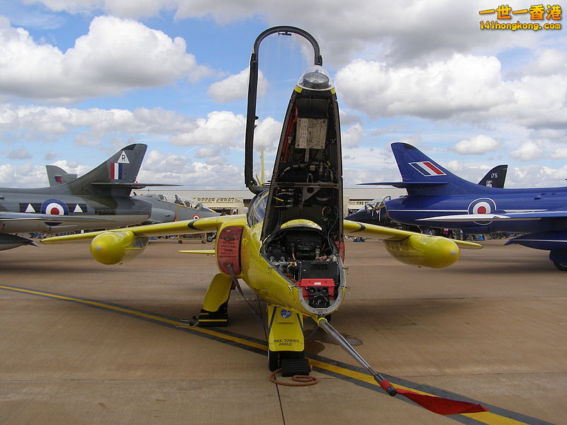 航空秀時展示機鼻的Gnat T.1.jpg