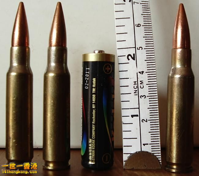 北約7.62 × 51毫米全金屬包覆彈（FMJ - Full Metal Jacket）步槍子彈.jpg