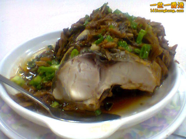 梅菜蒸鯇魚－2