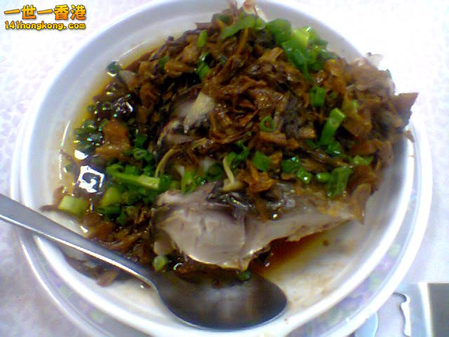 梅菜蒸鯇魚－1