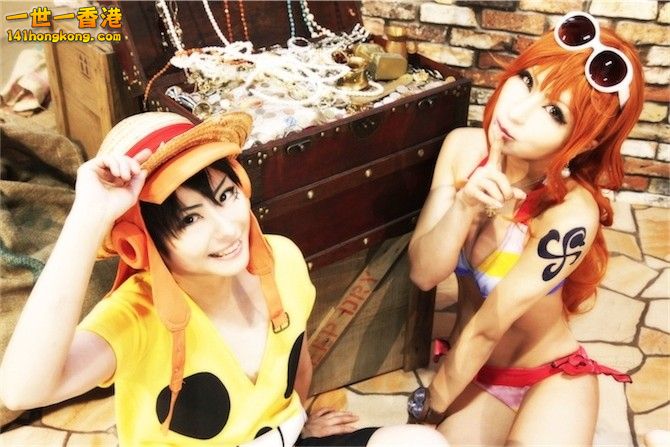 COSPLAY海賊王娜美 路飛by Source02.jpg