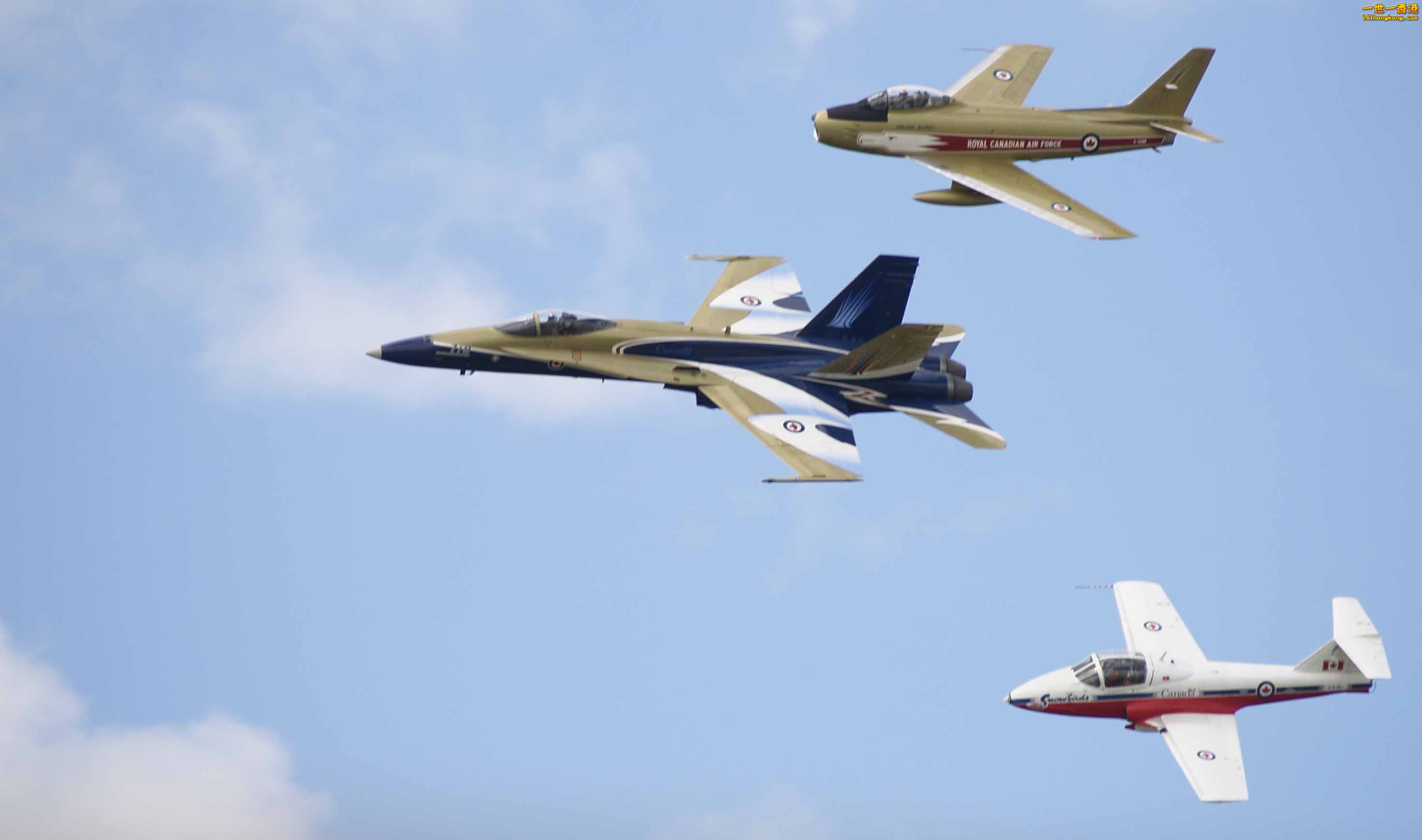 三飛-CF18, F86? and Snow Bird