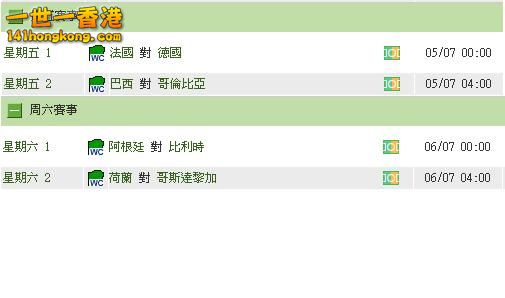 世界盃 - 8強賽事.JPG