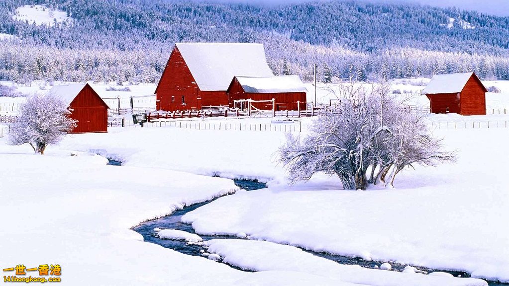 10. 愛達荷州(Idaho) 麥考爾(McCall) 的紅色穀倉.jpg