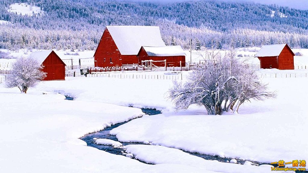 10. 愛達荷州(Idaho) 麥考爾(McCall) 的紅色穀倉.jpg