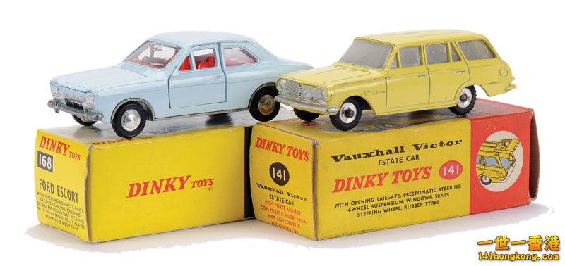 Dinky No.141 Vauxhall, 168 Ford Car Pair.jpg