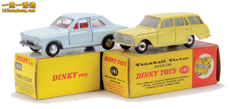 Dinky No.141 Vauxhall, 168 Ford Car Pair.jpg