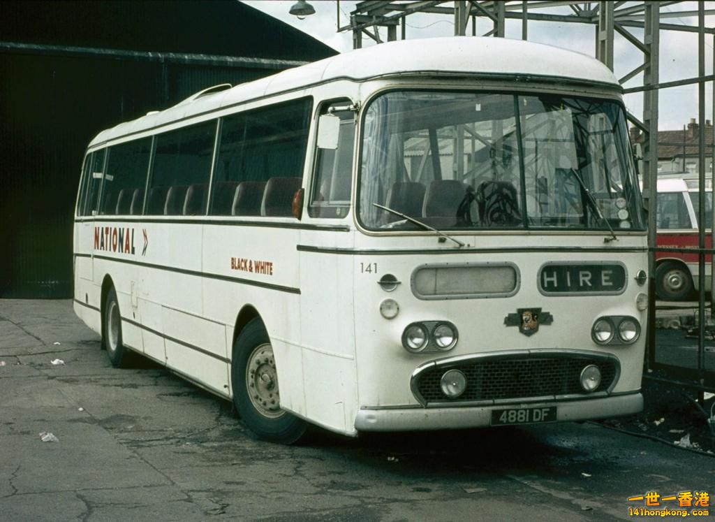 Leyland Leopard-Plaxton Panorama 141  appears to have been on hire to Wessex whe.jpg