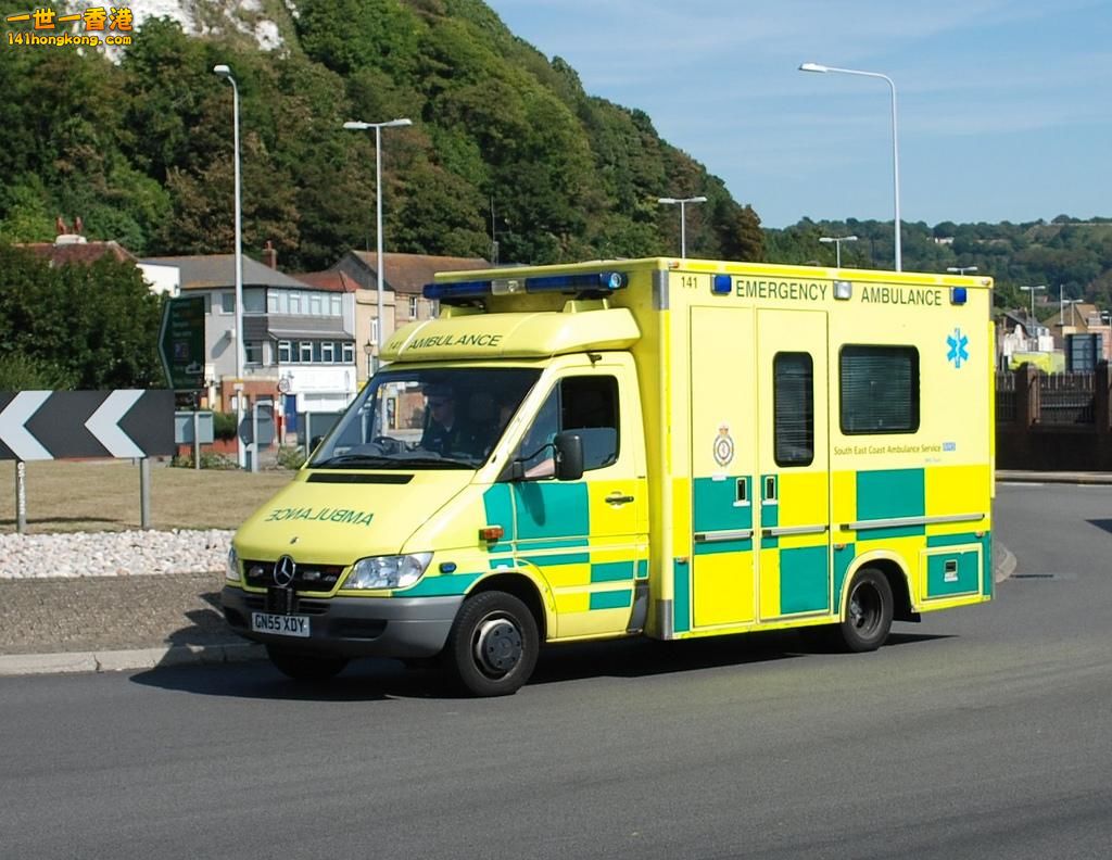 Mercedes Ambulance SECAM 141 at Dover.jpg