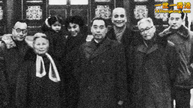 周恩來與李福景（右一）的情誼維持了一生，照片於1959年攝於中南海，隔年李福景去世，身後事也由周恩來打點。.jpg.jpg