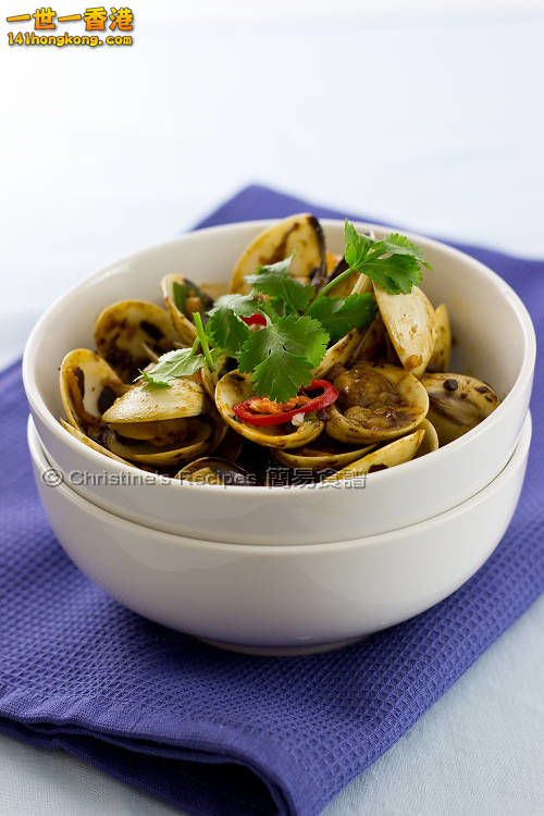 豉椒炒蜆 Stir-Fried Clams with Black Bean Sauce01.jpg